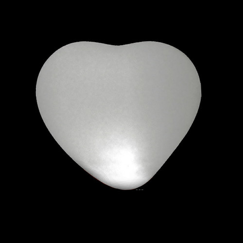 Globo LED corazón blanco